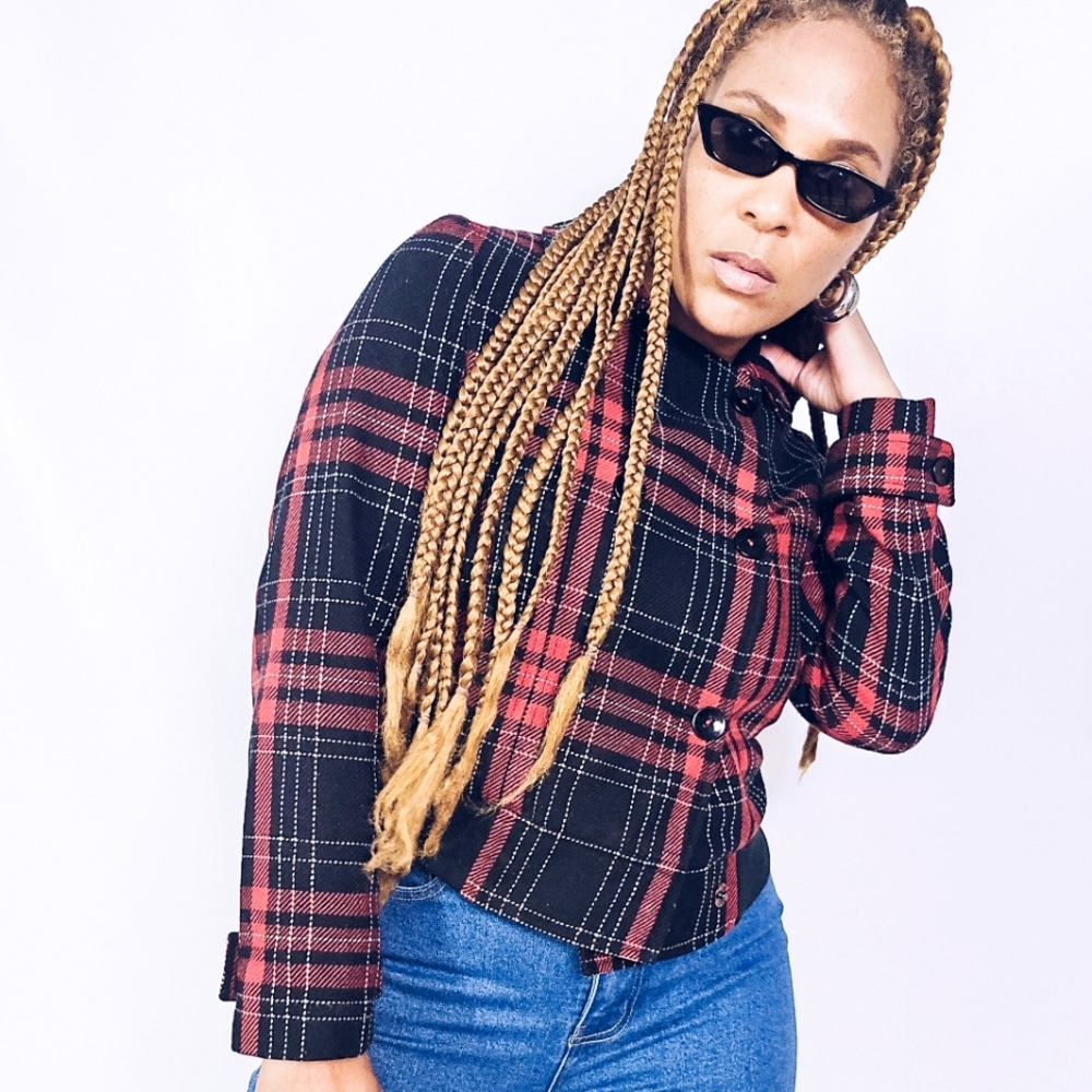 Express Plaid Jacket